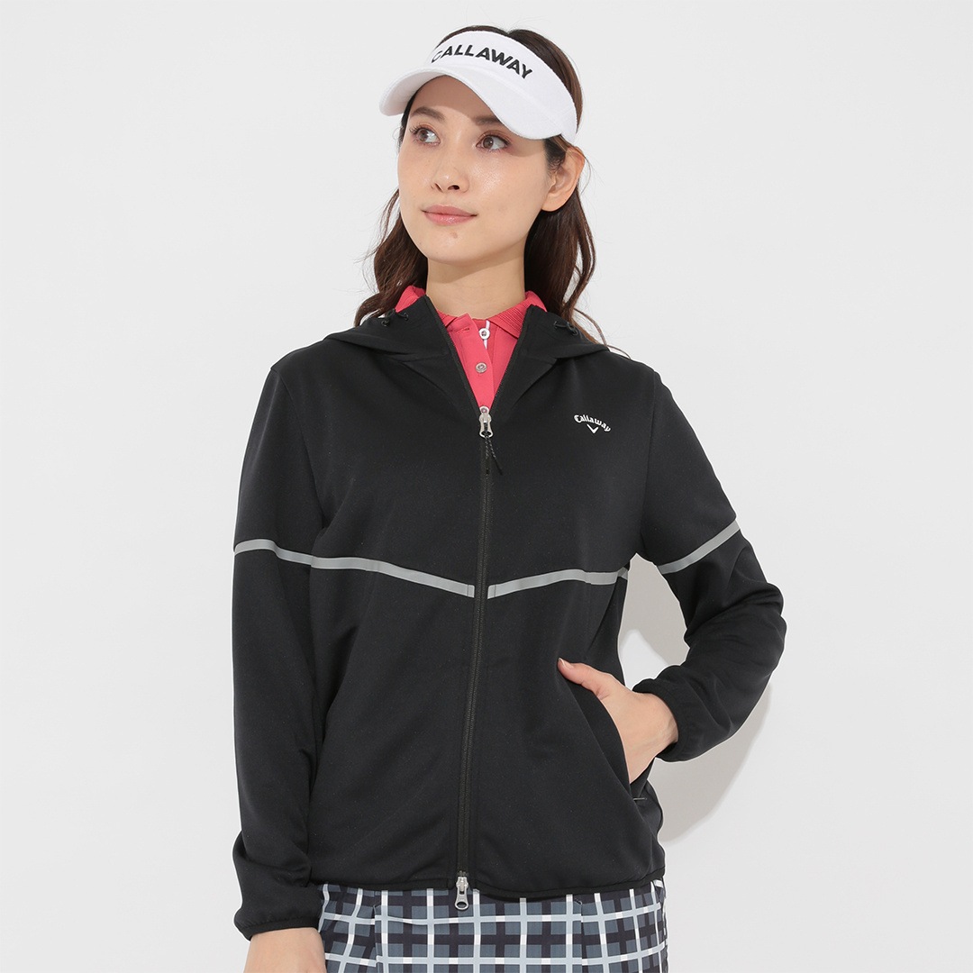 CALLAWAY ダンボールニットフルジップパーカー (WOMENS