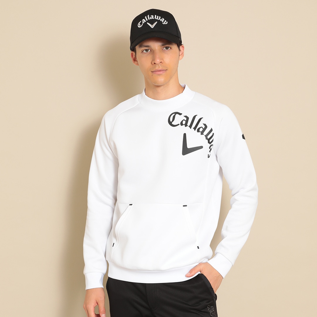 CALLAWAY ビックロゴプリントダンボール プルオーバースウェット (MENS