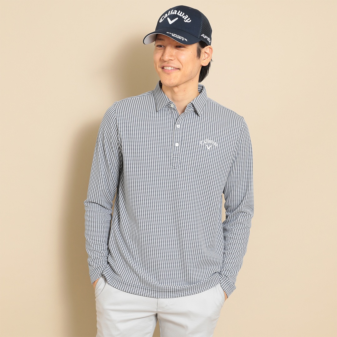 CALLAWAY ギンガムジャカード長袖シャツ (MENS) | トップス | メンズ