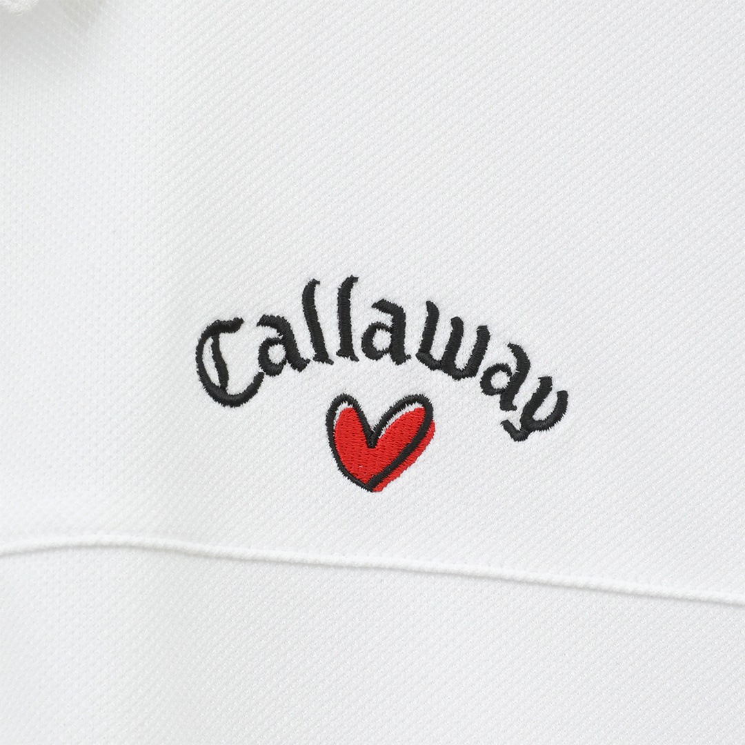 CALLAWAY ハートロゴ刺繍鬼カノコ半袖シャツ (WOMENS) | ウィメンズ