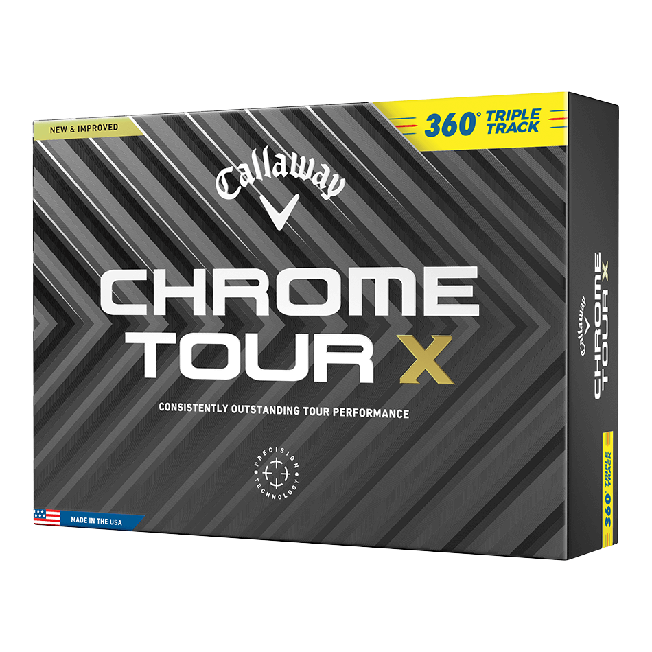 CHROME TOUR X 360° TRIPLE TRACKイエロー  ボール【数量限定】