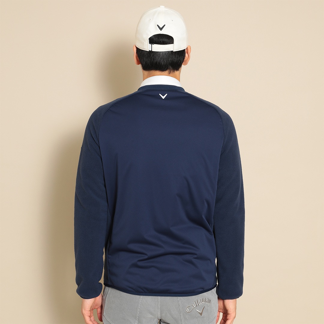 CALLAWAY スターストレッチ/フリース フルジップスウェット (MENS