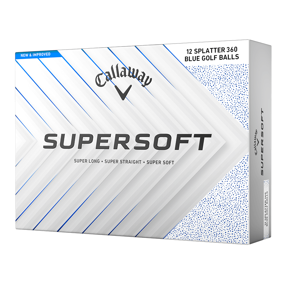 SUPERSOFT SPLATTER 360 ブルー ボール