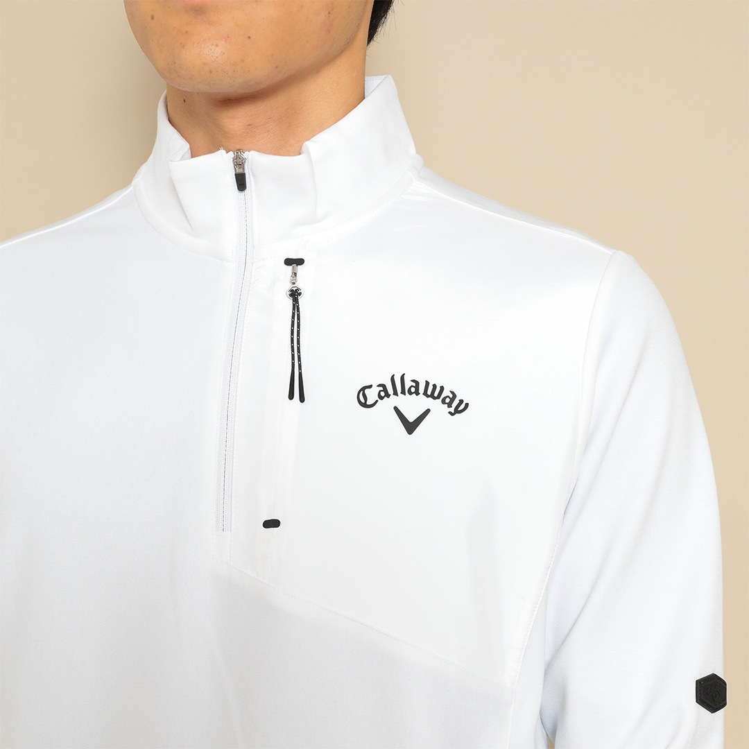 CALLAWAY ハーフジップモックネック長袖シャツ (MENS) | トップス