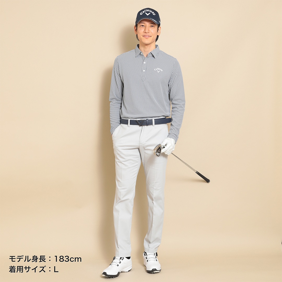 CALLAWAY ギンガムジャカード長袖シャツ (MENS) | トップス | メンズ