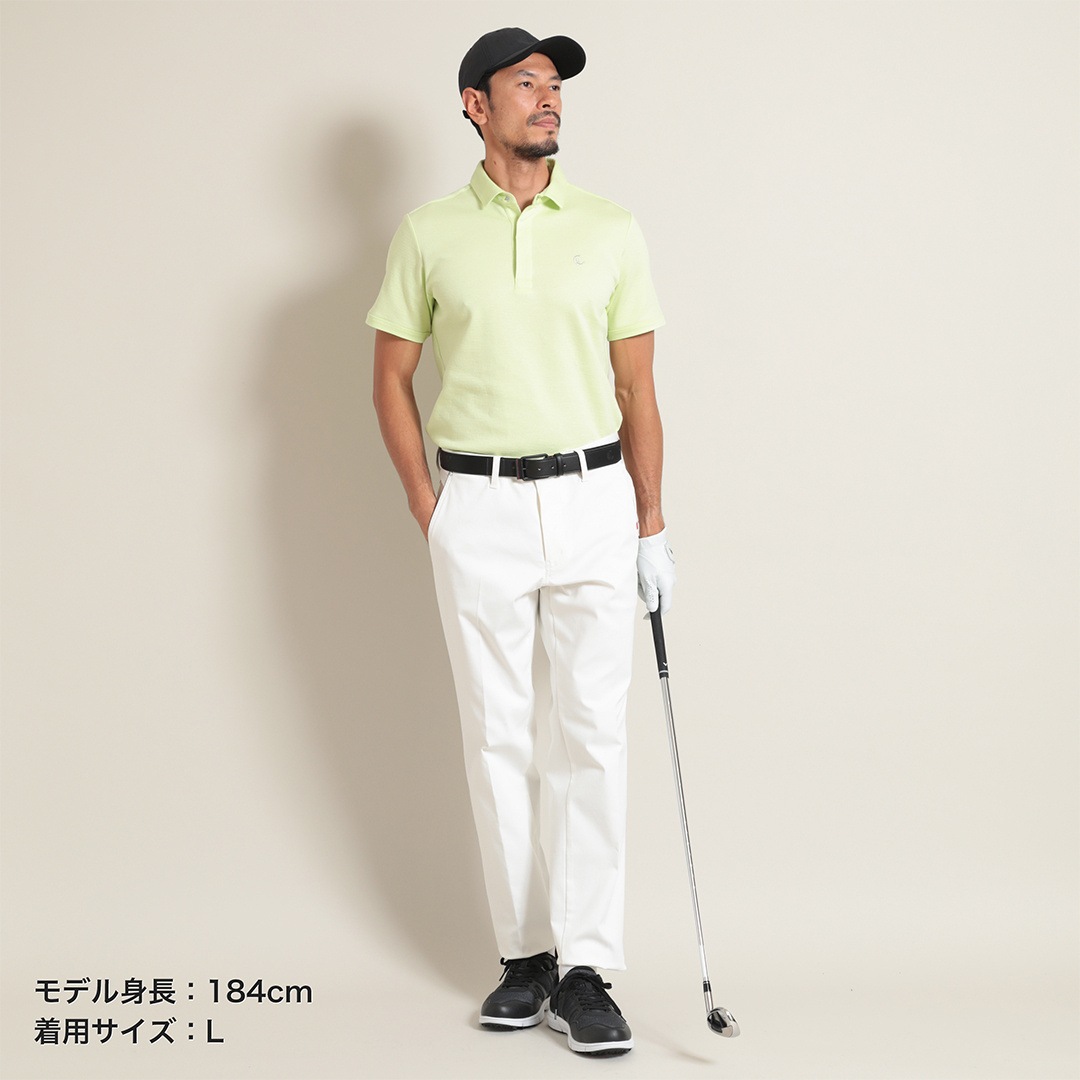 CALLAWAY RED LABEL ブリスタージャカード半袖シャツ (MENS