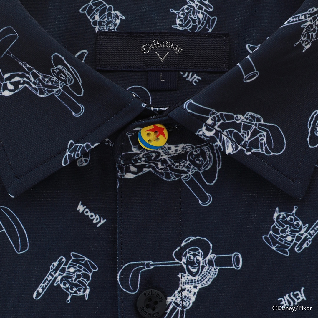 Toy Story / Callaway Collection ポリエステル天竺半袖シャツ (MENS