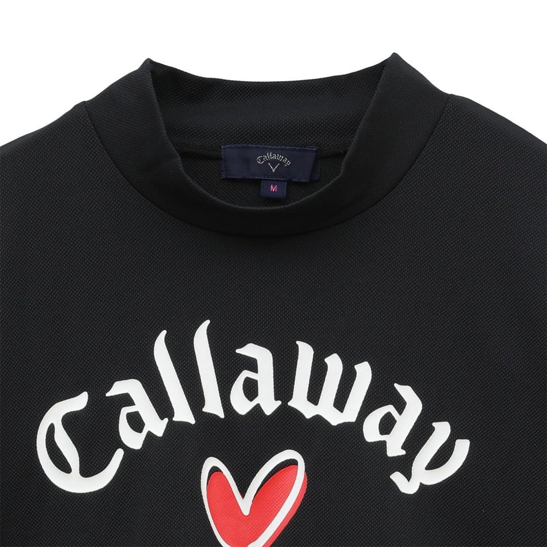 CALLAWAY 【オンライン限定】ハートプリントモックネックシャツ