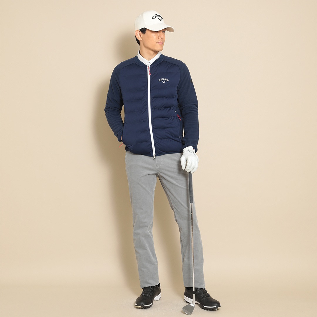 CALLAWAY スターストレッチ/フリース フルジップスウェット (MENS