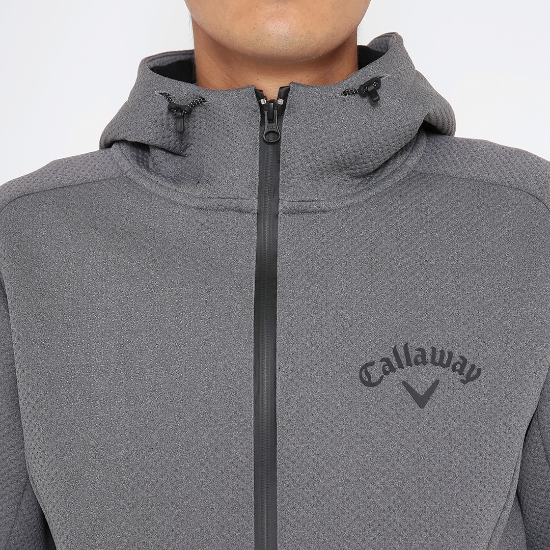 CALLAWAY RED LABEL ダンボールニット フルジップパーカー (MENS