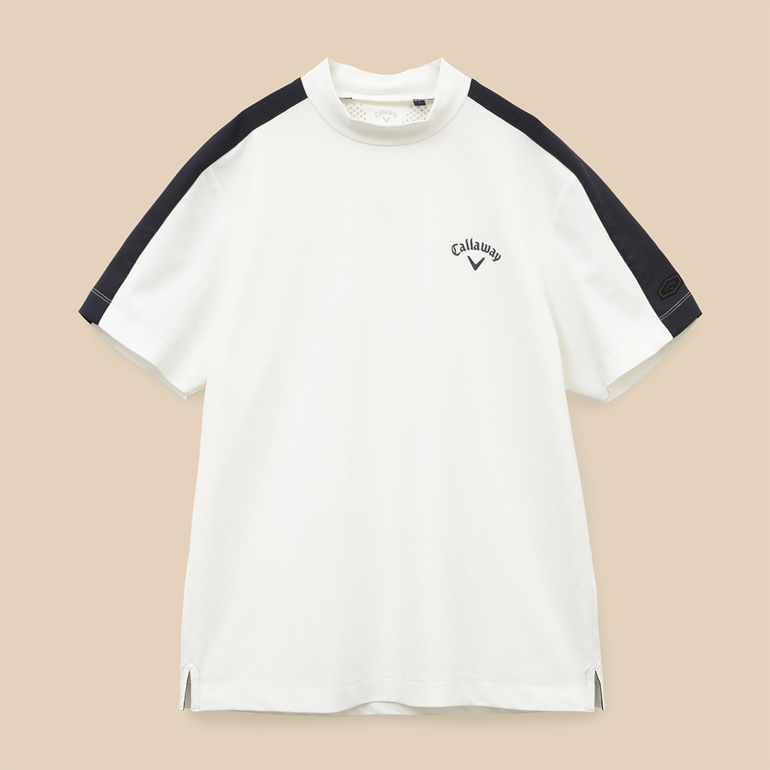 CALLAWAY ミニカノコ半袖モックネックシャツ (MENS) | メンズトップス 