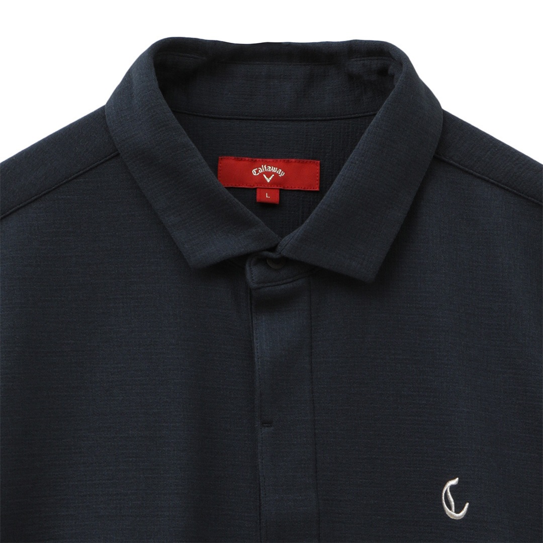 CALLAWAY RED LABEL ブリスタージャカード半袖シャツ (MENS