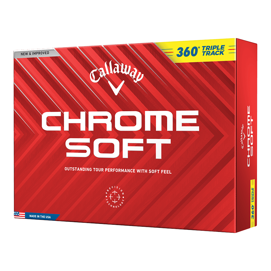 CHROME SOFT 360° TRIPLE TRACKイエロー ボール【数量限定】