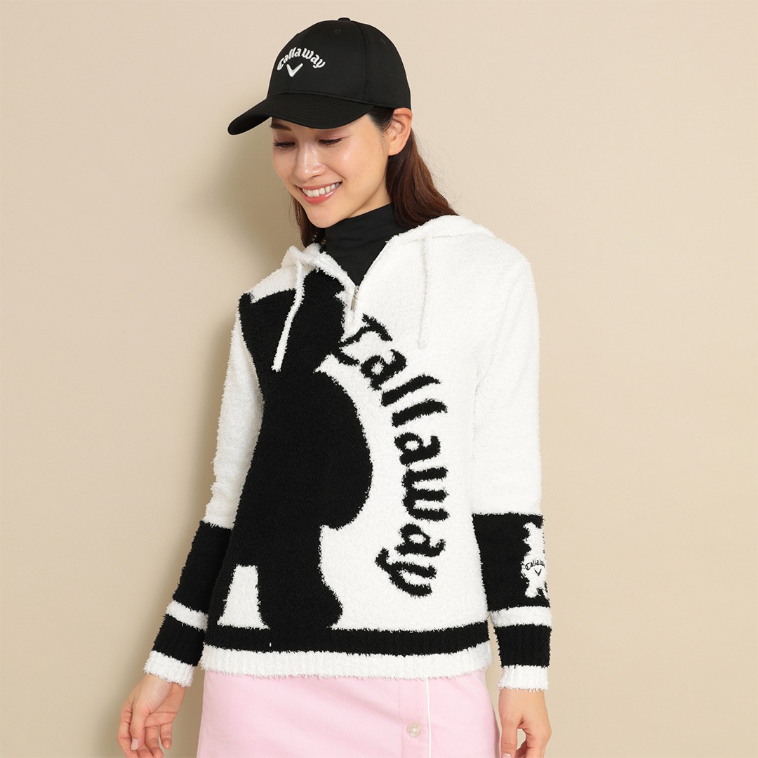 CALLAWAY Bearインターシャ ニットパーカー (WOMENS) | トップス