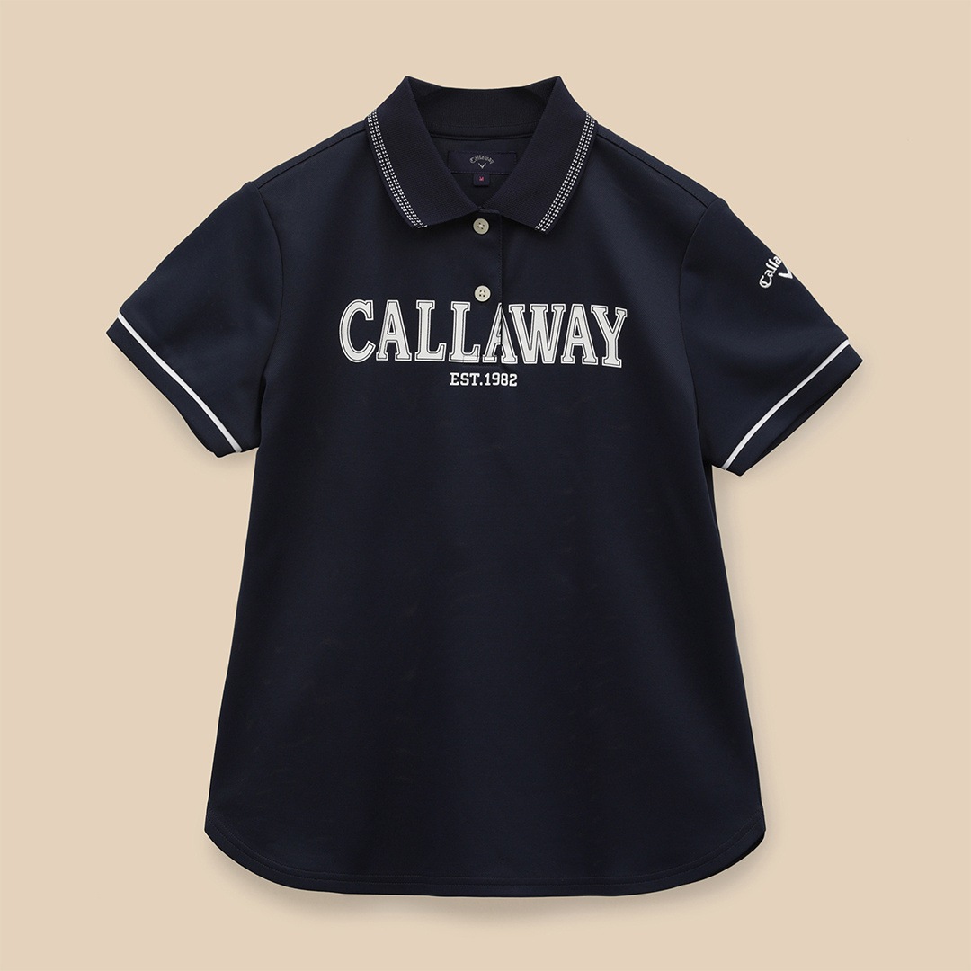 CALLAWAY ハートプリントカノコ半袖ポロシャツ (WOMENS) | ウィメンズ 