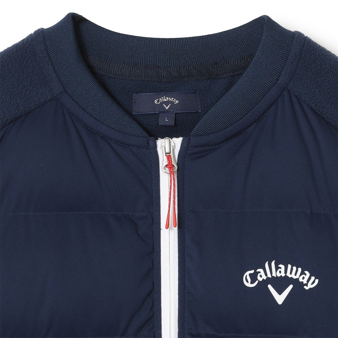 CALLAWAY スターストレッチ/フリース フルジップスウェット (MENS