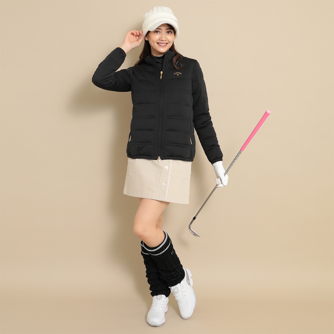 CALLAWAY スターストレッチ フルジップ中綿ブルゾン (WOMENS