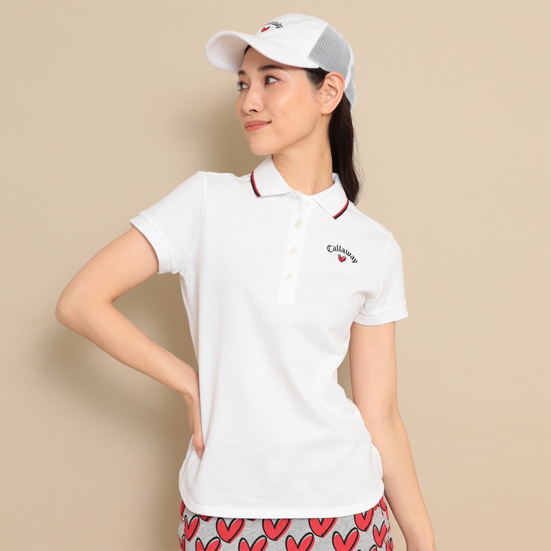 CALLAWAY 【オンラインストア限定】LOVE CW 半袖ポロシャツ (WOMENS