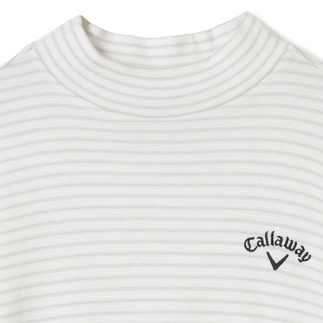 CALLAWAY 表起毛片袋オーダー モックネック長袖シャツ ※4Lサイズあり