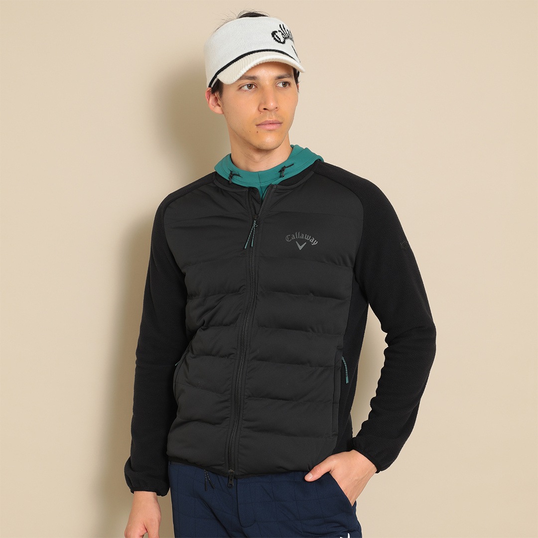 CALLAWAY スターストレッチ/フリース フルジップスウェット (MENS