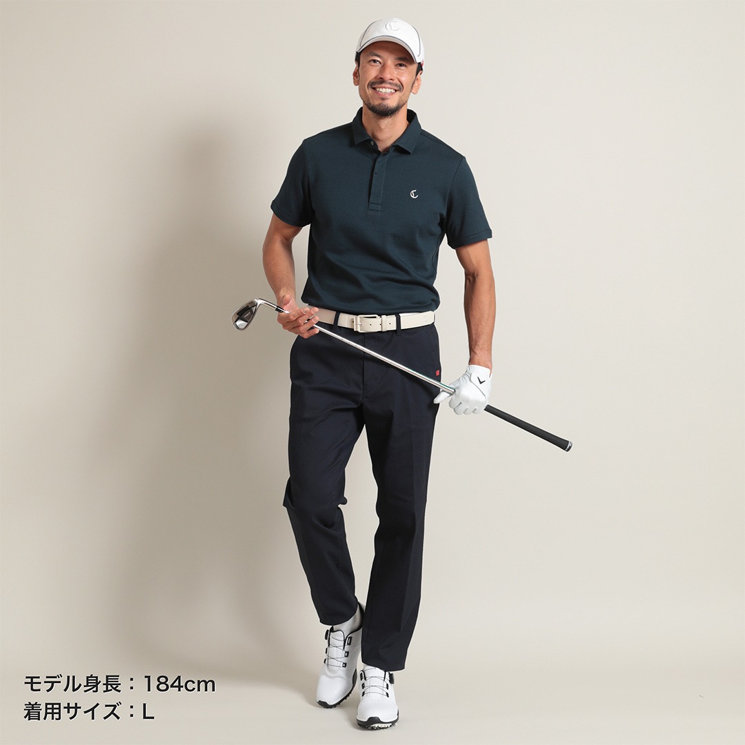 CALLAWAY RED LABEL ブリスタージャカード半袖シャツ (MENS