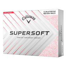 SUPERSOFT SPLATTER 360 レッド ボール