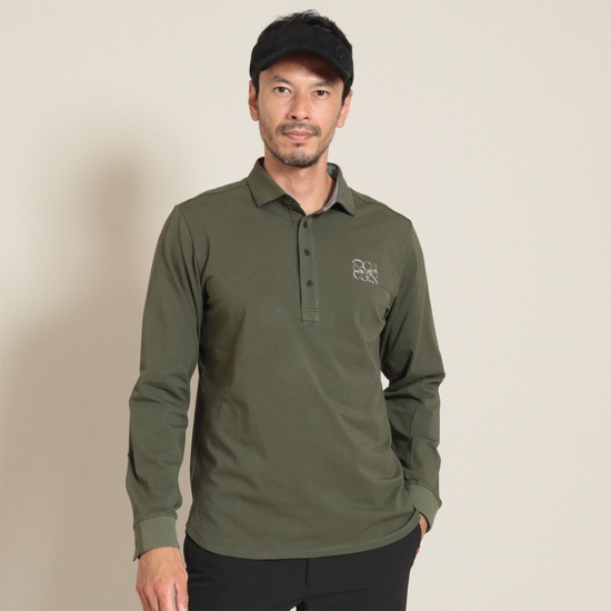 綿ベア天長袖シャツ (MENS)