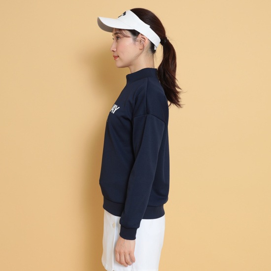 ダブルニットモックネックスウェット (WOMENS)