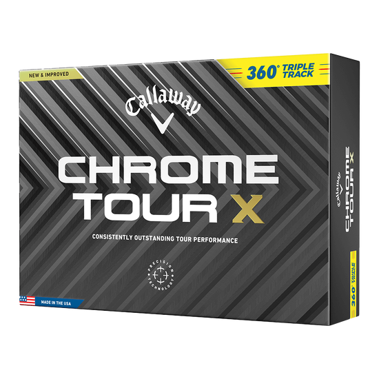 CHROME TOUR X 360° TRIPLE TRACKイエロー  ボール【数量限定】