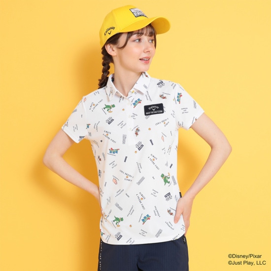 【オンライン限定】ToyStory/Callaway Collection クローズドメッシュ半袖シャツ (WOMENS)