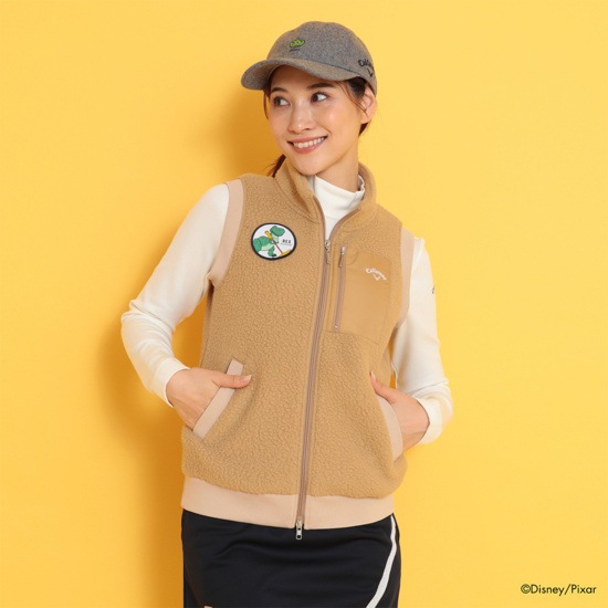 ToyStory / Callaway Collection シェルパフリースボアベスト (WOMENS)