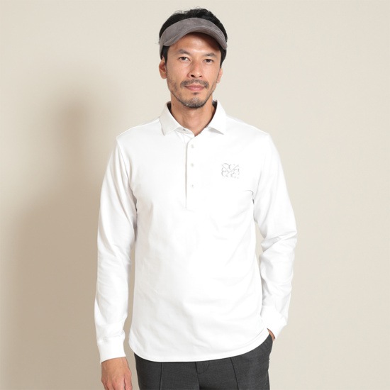 綿ベア天長袖シャツ (MENS)