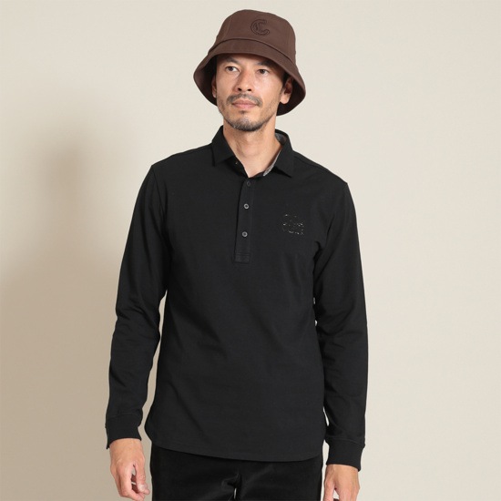 綿ベア天長袖シャツ (MENS)