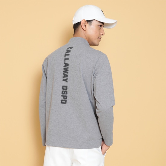 ヘビー天竺モックネックシャツ (MENS)