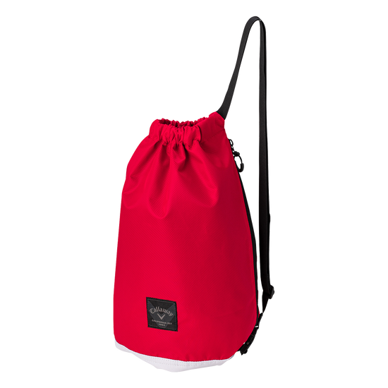 TR CG CHEV ROUND BAG RED 24 JM