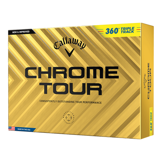 CHROME TOUR 360° TRIPLE TRACKイエロー  ボール【数量限定】