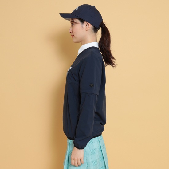 2WAYストレッチリップVネックブルゾン (WOMENS)