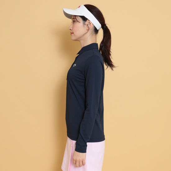 ポリエステルカノコ長袖シャツ (WOMENS)