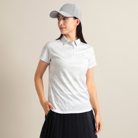 スモールフラワープリントクールマックスカノコシャツ (WOMENS)