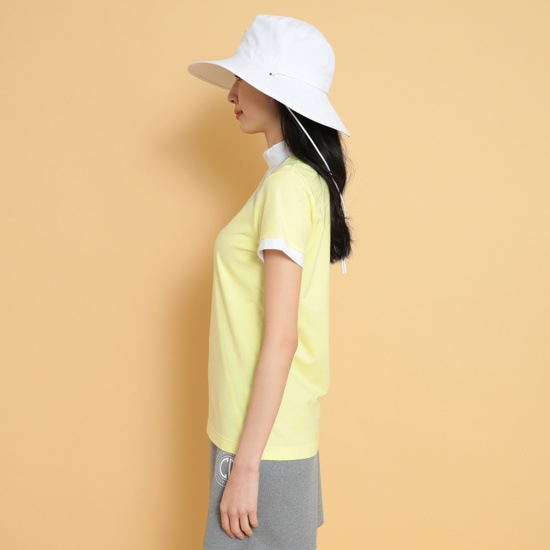 半袖モックネックシャツ (WOMENS)