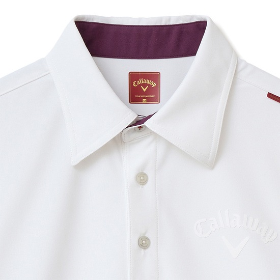 CALLAWAY RED LABEL ツアー プロエディション バイカラーミニカノコシャツ (MENS)