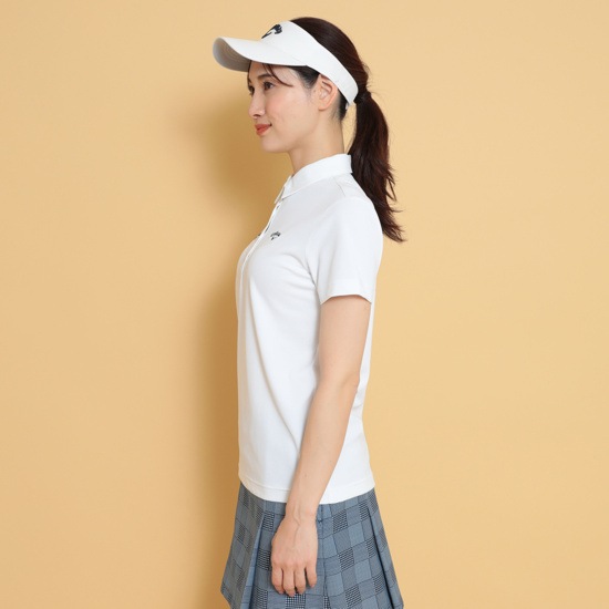 ポリエステルカノコ半袖シャツ (WOMENS)